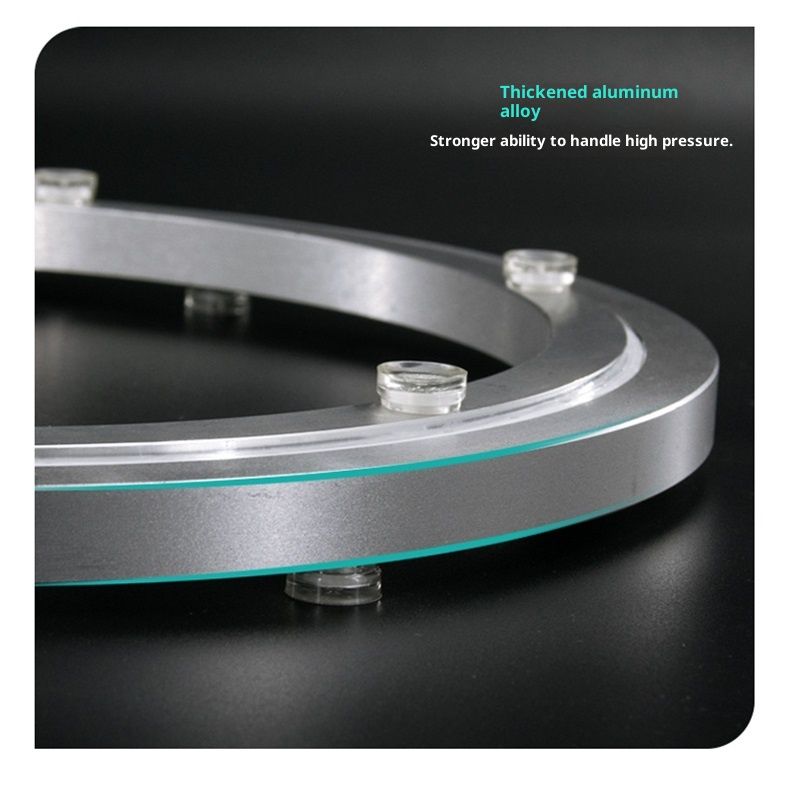 Aluminium Alloy Turntable Bearing, Heavy Duty Swivel Turntable Lazy Rotating Bearing Turntable Round Dining Table Smooth Swivel Plate Hardware (250mm - 10inch) — image 5