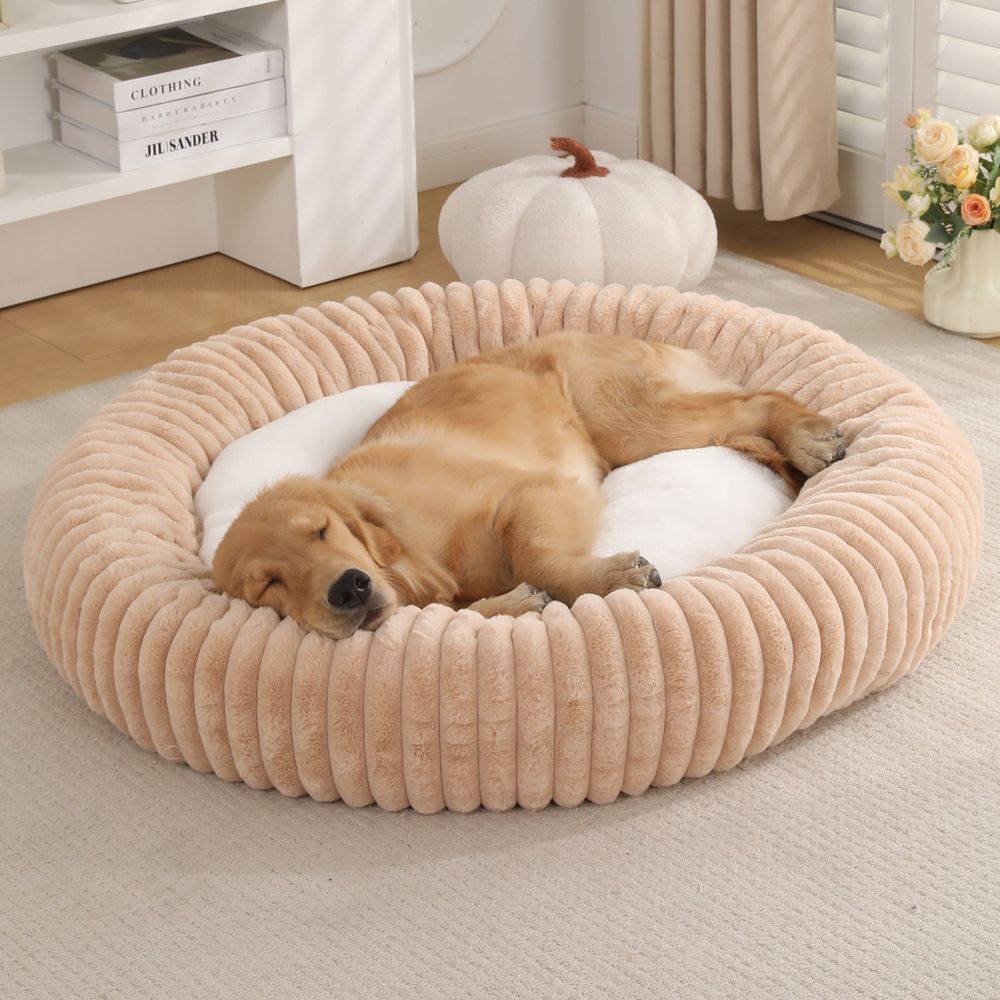 Round Warm Pet Nest Soft Circular Kennel Deep Sleep Winter Bed for Small Medium Pets ā image 2