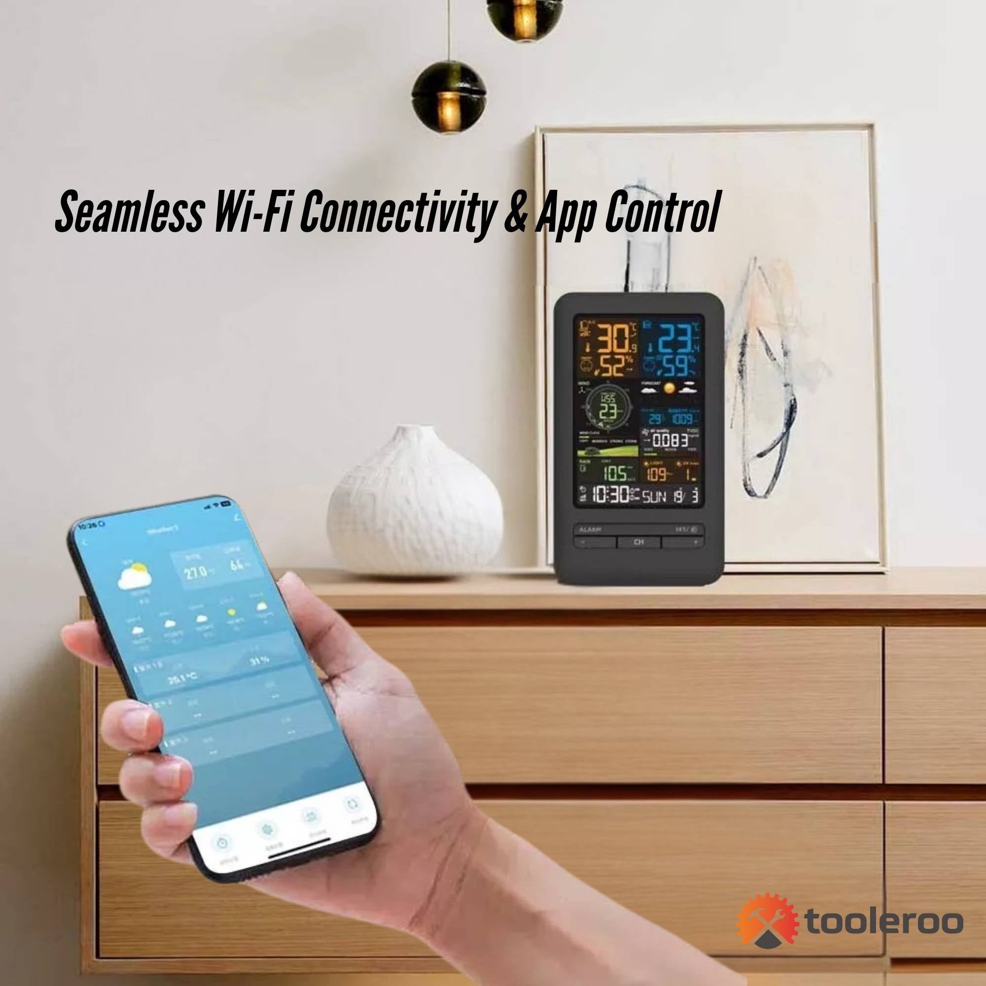 Tooleroo Weather Station 7-in-1 Professional Home Forecast Outdoor Sensor — image 6