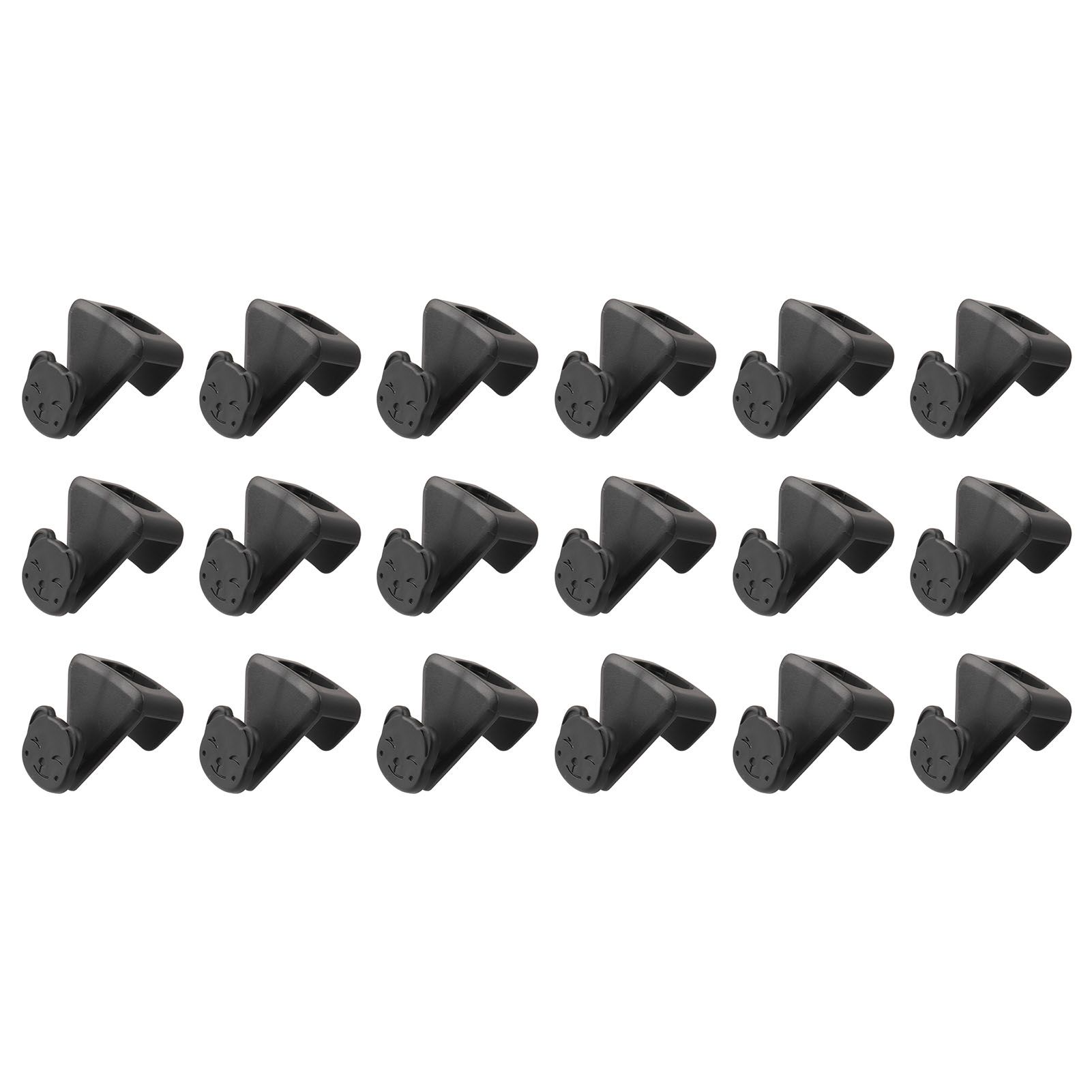 18 Pcs Clothes Hanger Connector Hook Space Saving Strong Bearing Hanger Extender for Closet Wardrobe Cartoon Style — image 6