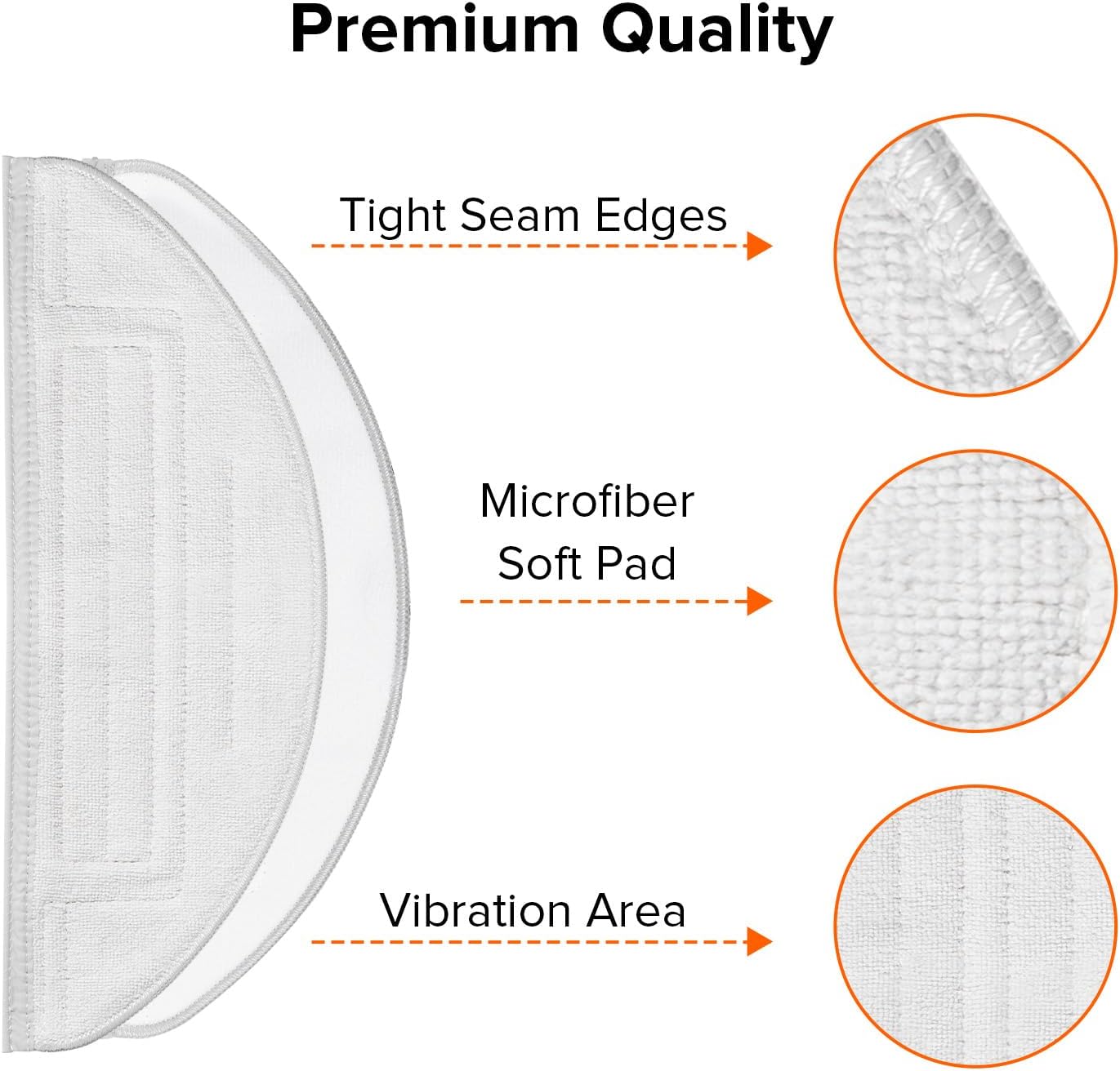 Mop Cloth for S8+ & S8 & S7 MaxV Robot Vacuum (2 Pcs) โ image 6