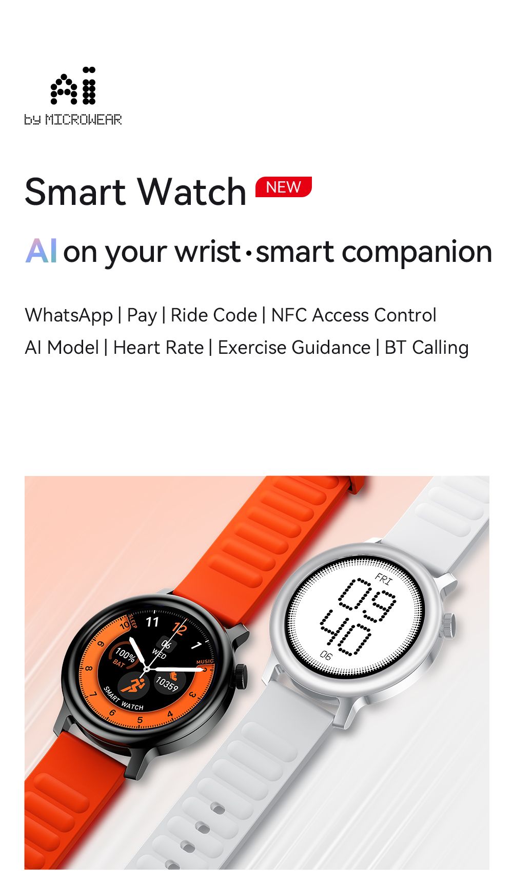GTR15 Bluetooth Call Smart Watch 1.43 Inch Screen Waterproof Fitness Tracker,pink — image 6
