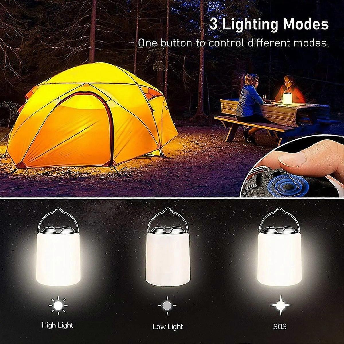 2600 mAh Outdoor Camping Lantern,Camping Hiking Emergency Waterproof Light โ image 3