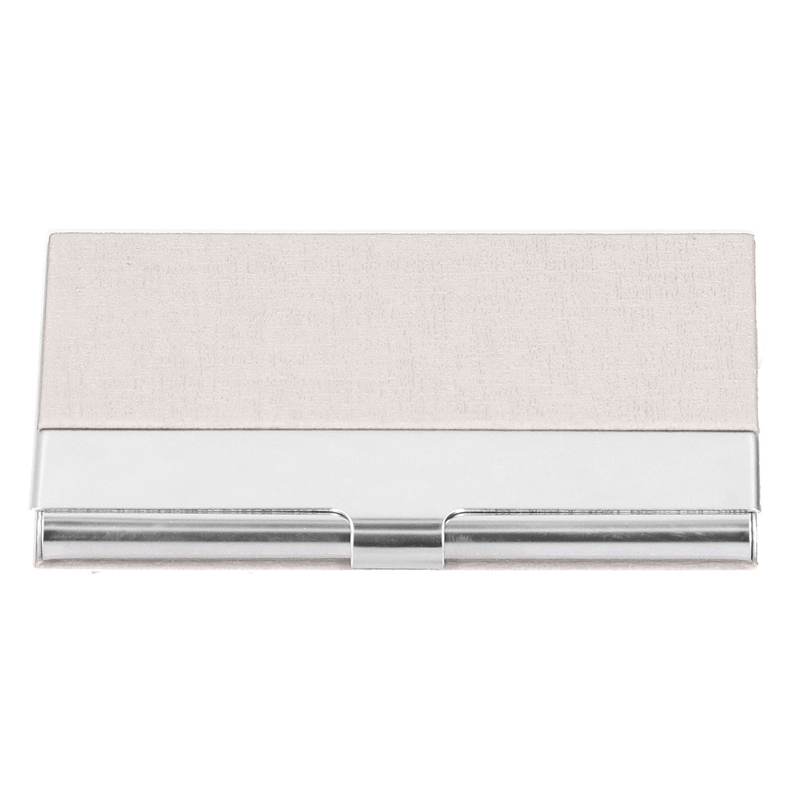 Business Card Holder Stainless Steel Name Card Case for Traveling and Business SuppliesWhite 701# — image 3