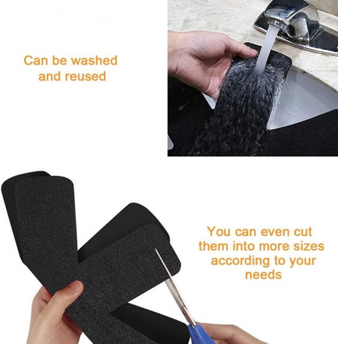 Pan Protectors - 6 Pieces - 38 Cm - Pan Protector - For Between Pans - Protection Set - Prevent Scratches on Cutlery - Anti-Scratch - Heat Resistant - Black — image 4