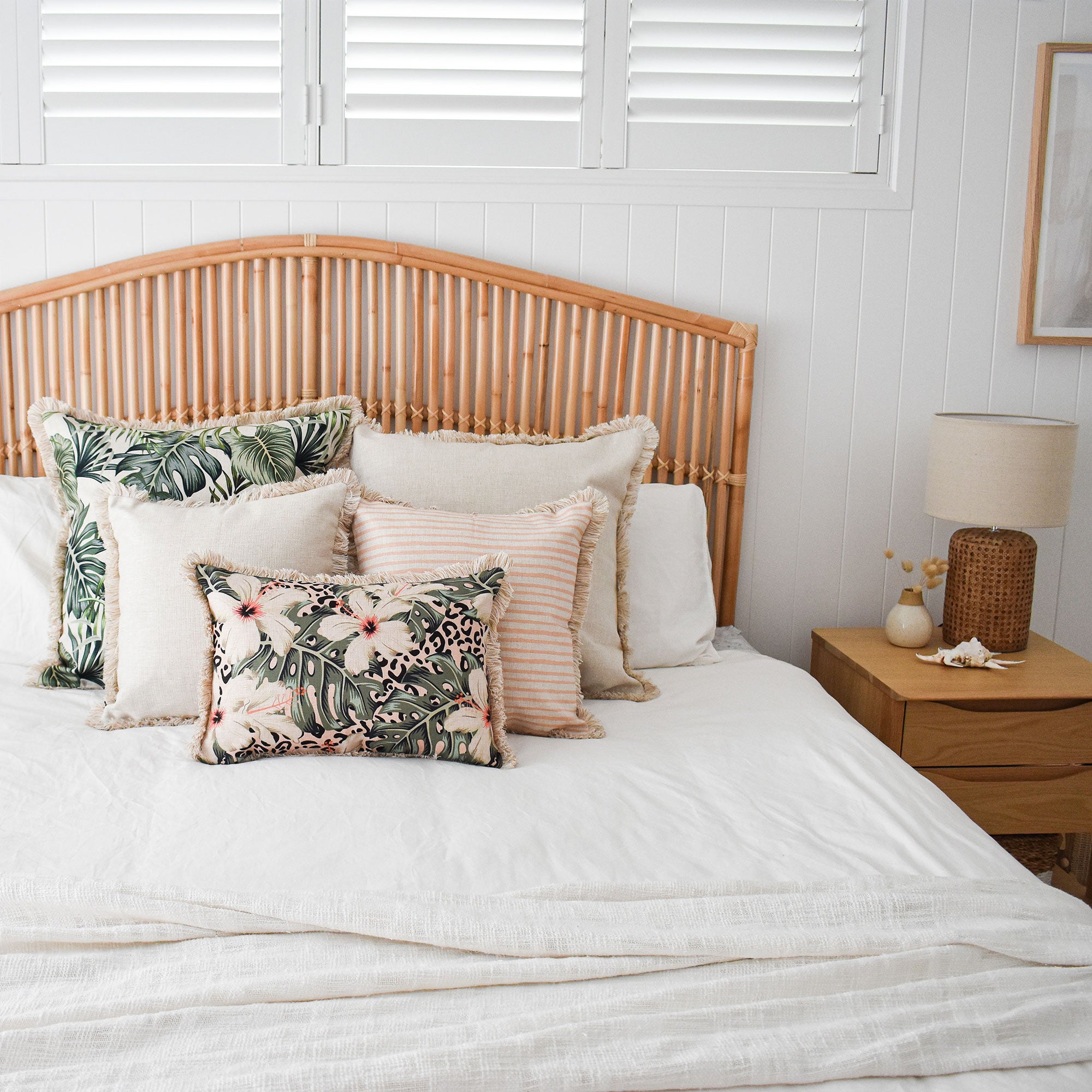 Cushion Cover-Coastal Fringe-Boracay-60cm x 60cm — image 2