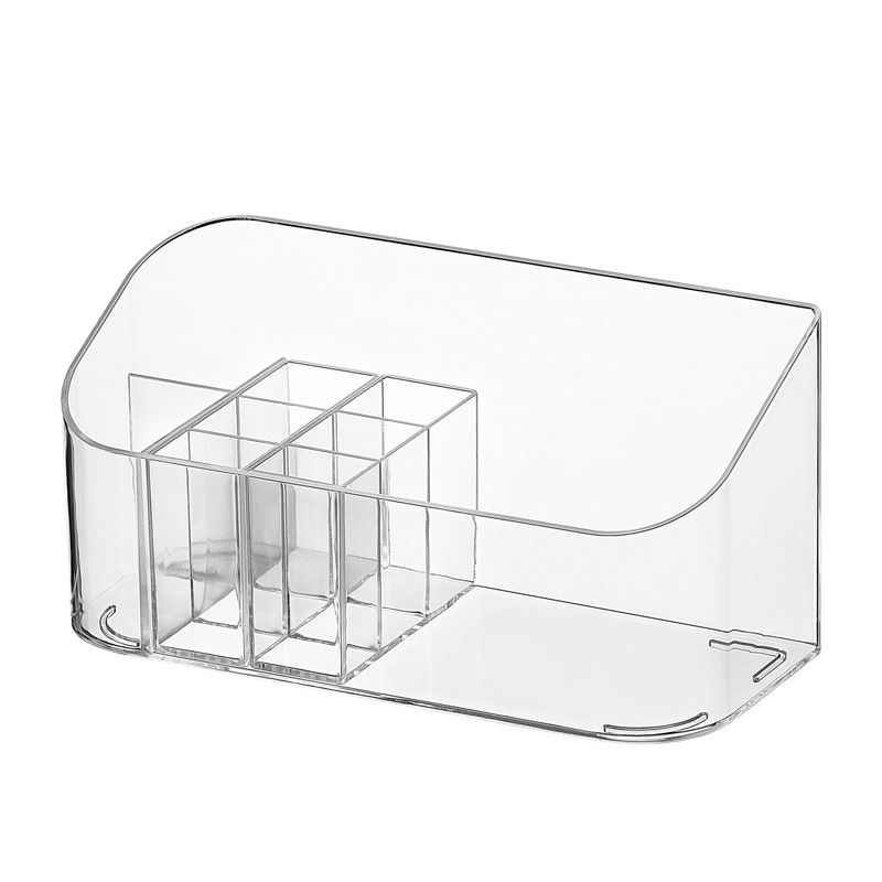 Acrylic cosmetics storage cabinet, cute small transparent dresser, bathroom corner, beauty and skin care lotion storage box