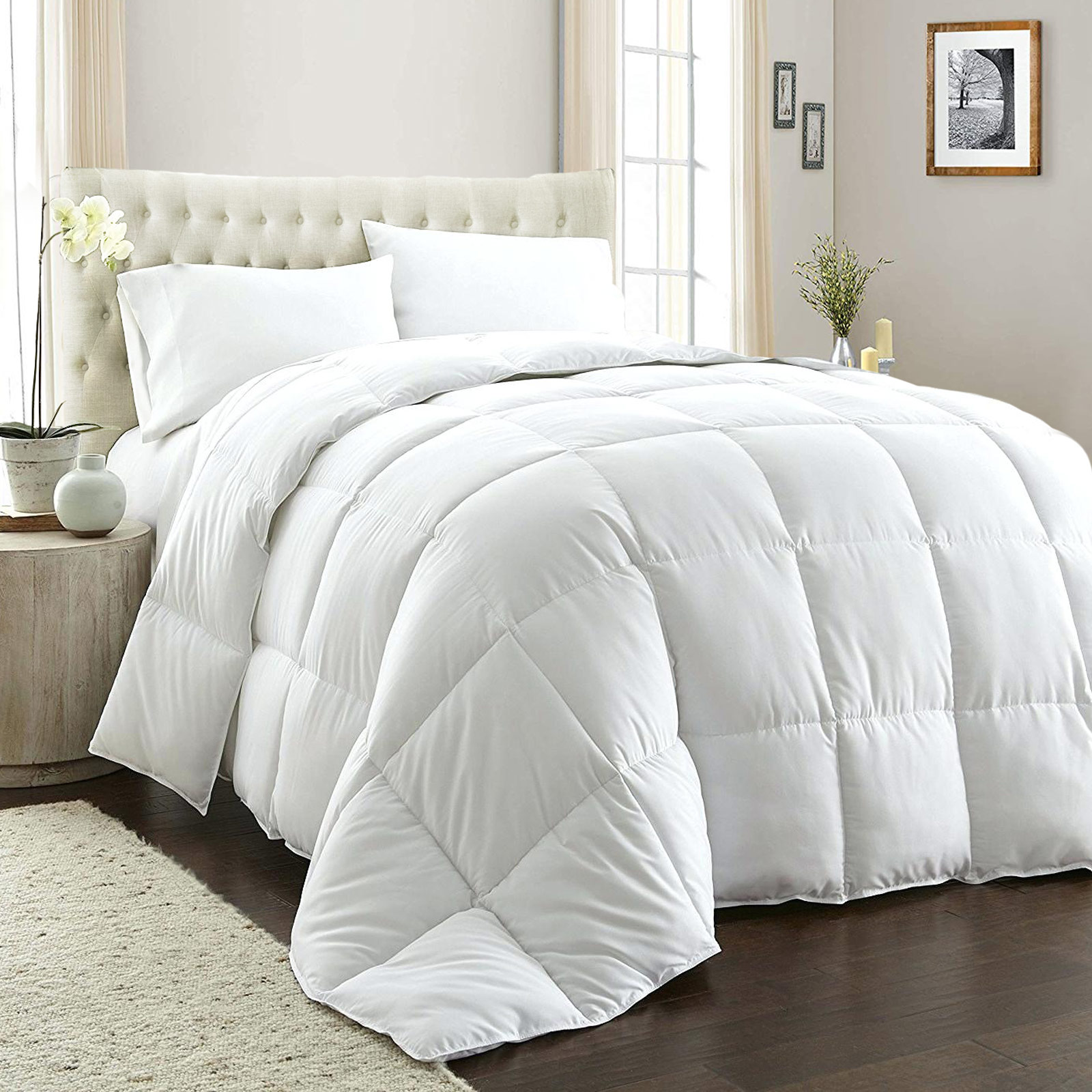 Royal Comfort 800GSM Quilt Down Alternative Duvet Cotton Cover Hotel Grade - Super King - White โ image 2