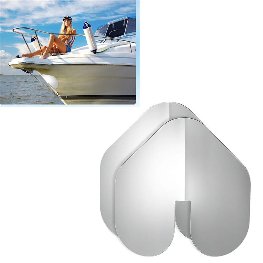 2 Pcs Bow Guard for Boats Stainless Steel Square Bow Protector Guards That Need to Be Bend in Advance to Fit The Hull for Protection Boats Ships from Wear and โ image 2