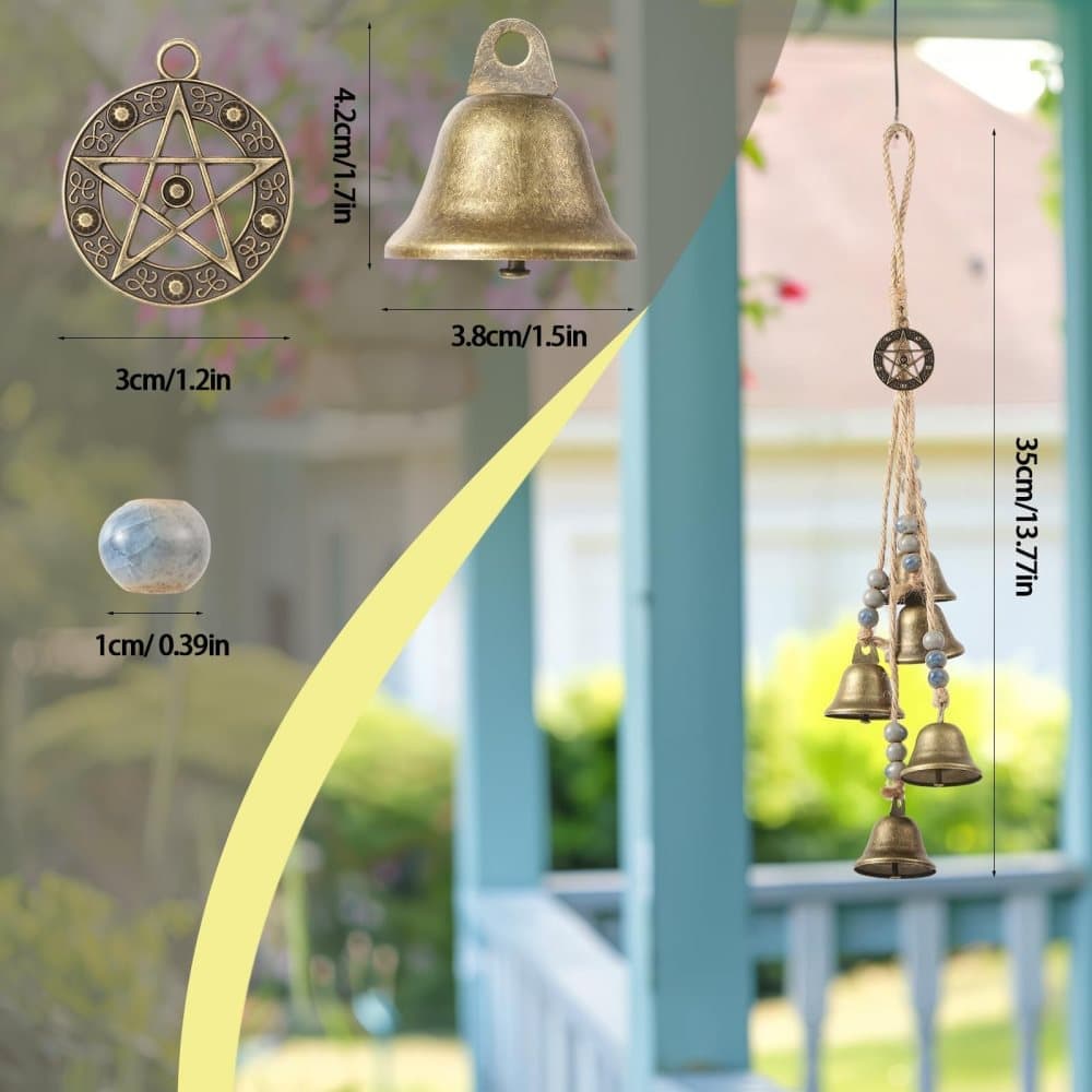 Outdoor Metal Wind Chime with Pleasant Sound, Easy to Hang, Decorative Garden Pendant — image 4