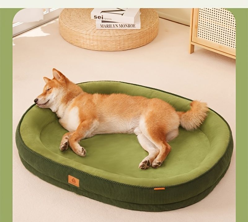 Pet Bed Dog Bed Cat Bed All-Season Washable Dog Bed Small Dog Bed Medium Dog - Gray - Size S50-40-12