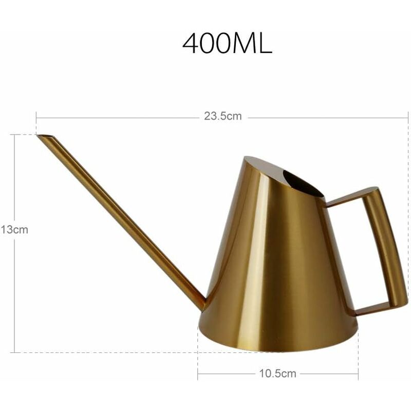 Stainless Steel Watering Can With Long Narrow Nozzle, Garden Plants Flower Tool, Ideal For Home, Garden, Balcony โ image 2