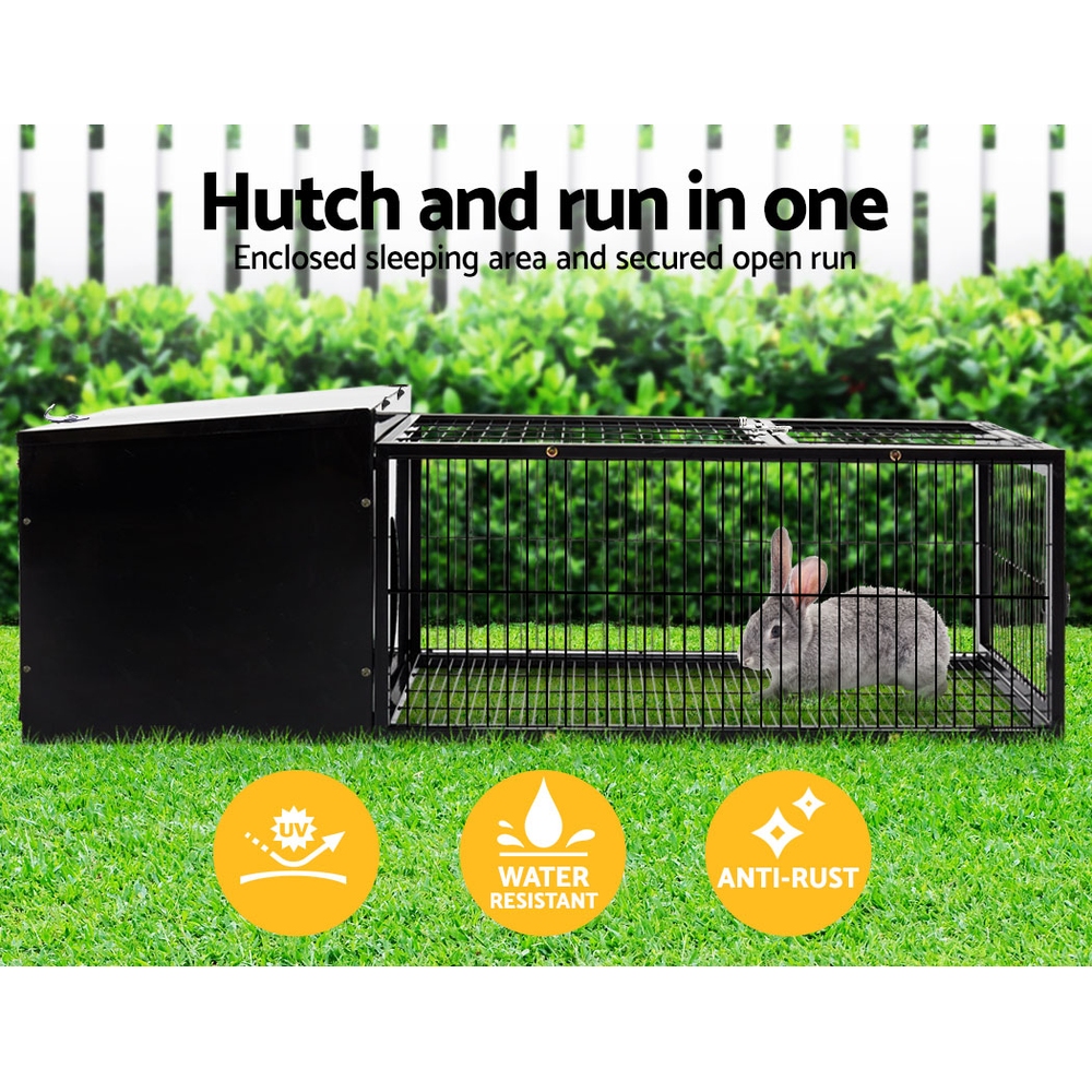 i.Pet Rabbit Cage 122x52cm Hutch Enclosure Carrier Metal โ image 4