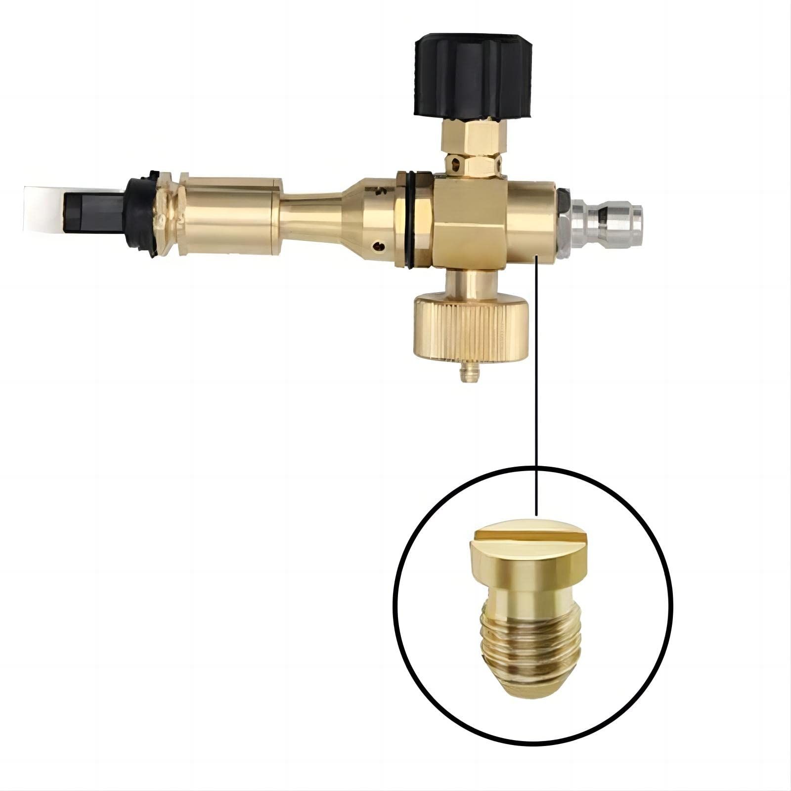 1.1 mm Orifice for Foam Cannon and Foam Maker, Universal Thread Nozzle Tips and Mesh Filter for Snow Foam Lance — image 3