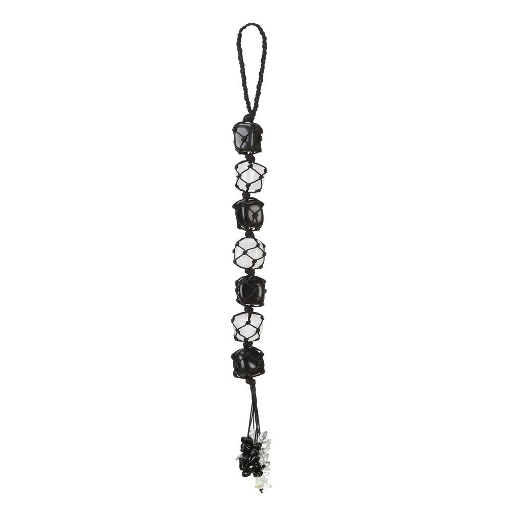 3 pcs Handmade Crystal Window Car Hanging Ornaments 7 Home Decoration Feng Shui Ornament Yoga Meditation Car Decoration Tumbled