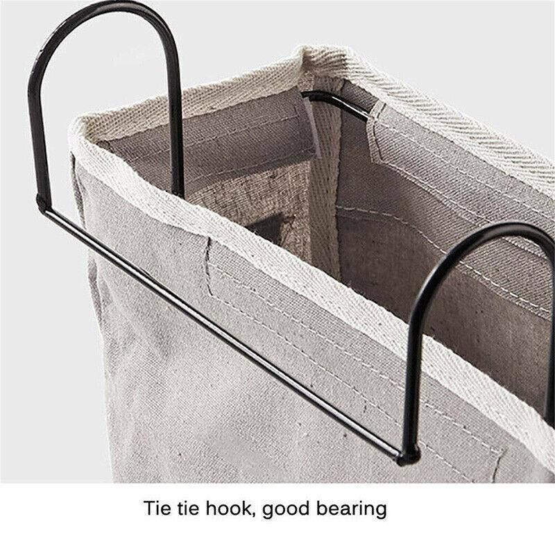 Hanging Bedside Storage Caddy with Pockets for Bunk Bed Dorm Couch Organizing - Blue Clouds โ image 5