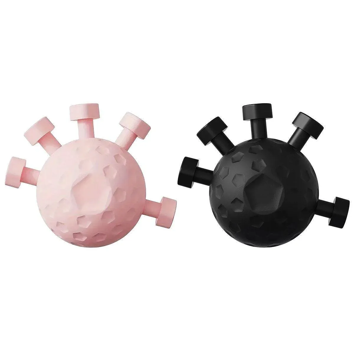 Finger Grip Hand Exerciser Stress Relief Grip Ball Wrist Strengthener Trainer - Black โ image 3