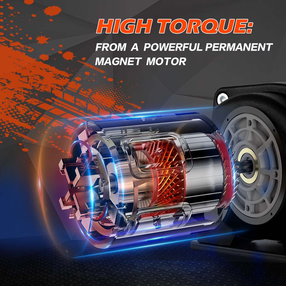 X-BULL 4500LB Electric Winch 12V Winch Boat Trailer ATV Steel Cable With 5.5MX13M Synthetic Rope Grey — image 5