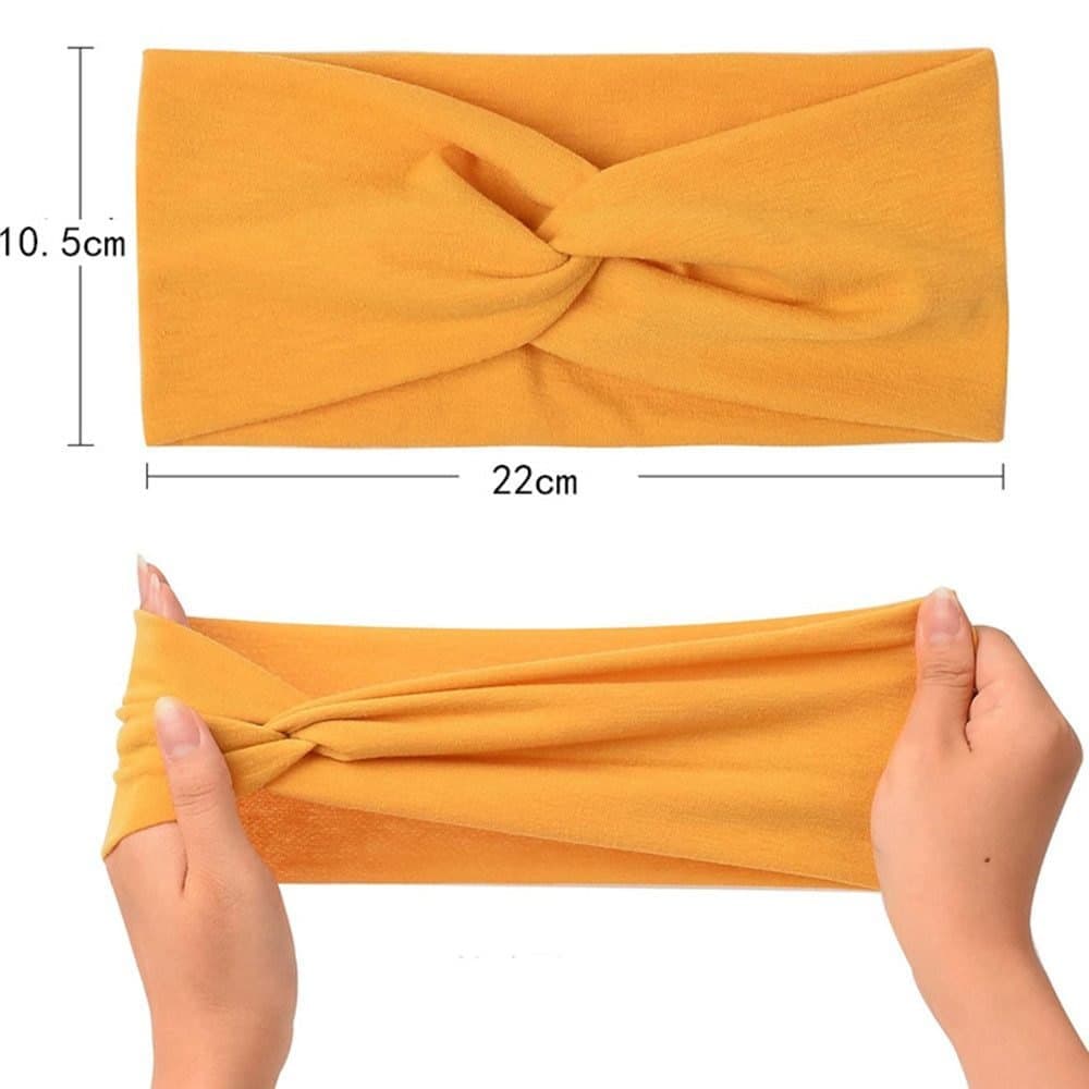 4 pcs Elastic Hair Band Headband for Yoga Training, Patterned — image 2