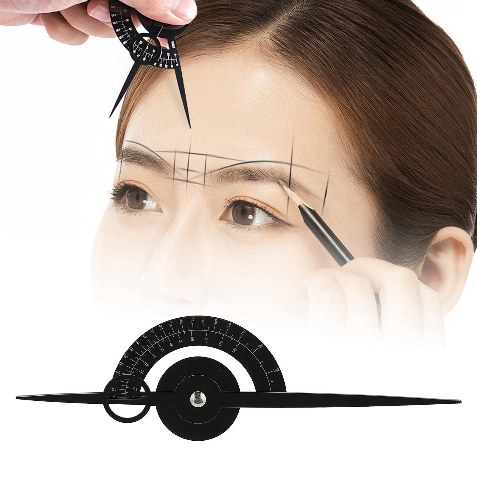 Positioning ruler, golden ratio caliper, eyebrow ruler, lip line tattoo ruler, with storage box, used for symmetrical eyebrows โ image 4