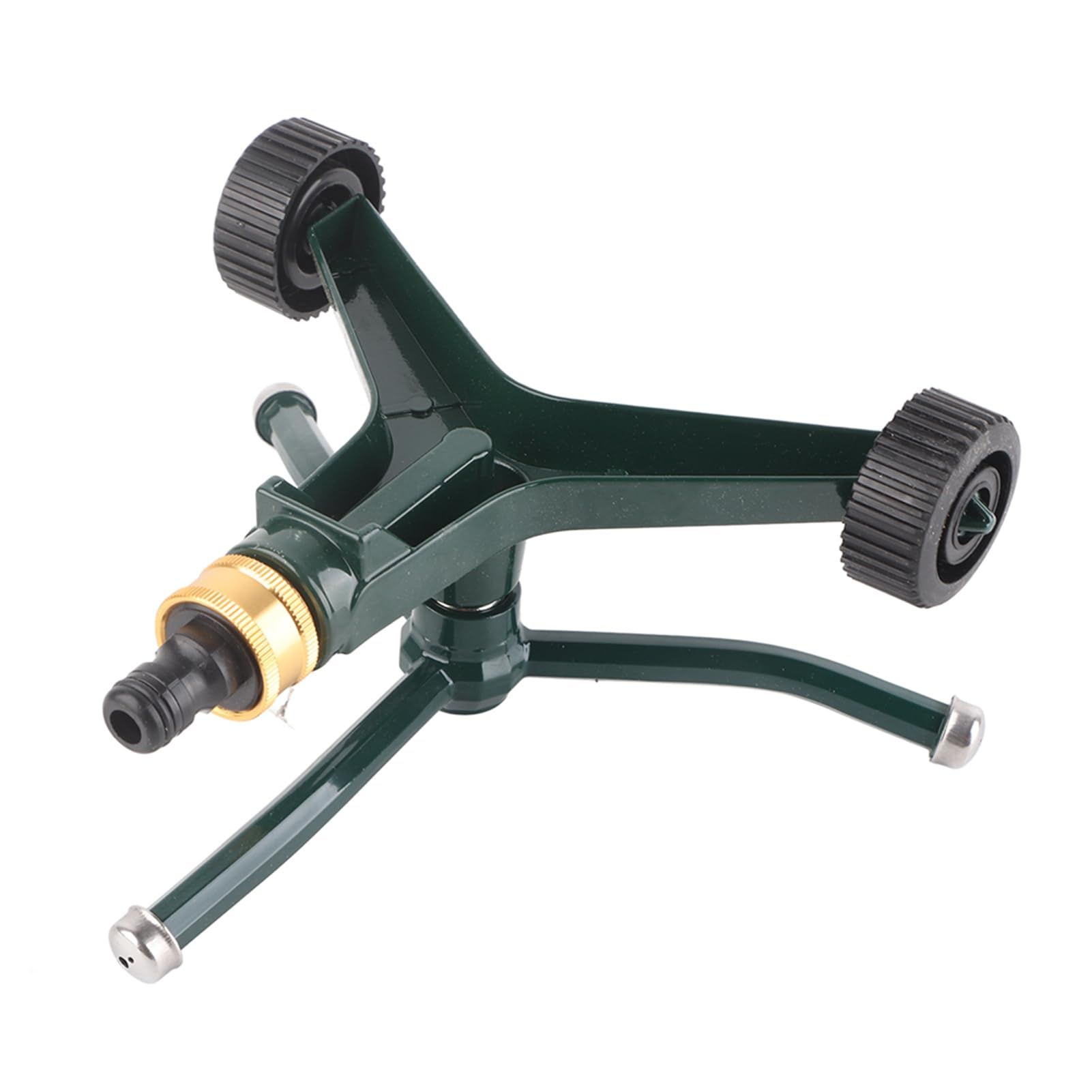Three Arms Lawn Sprinkler, Metal Three Arm Sprinkler 360° Rotating Irrigate Lawn Sprinkler Automatic Rotate Lawn Sprinkler — image 5