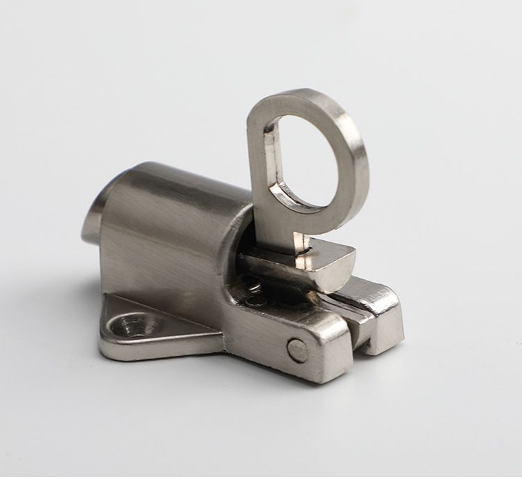 Spring Loaded Latch, Automatic Spring Load Bolt Latch, Self Closing Pull Ring, Security Door Lock for Gate Shed Window — image 3