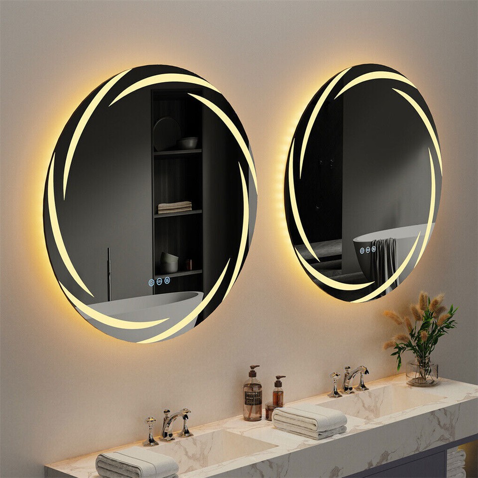 Round LED Anti-Fog Backlit Bathroom Mirror(60 × 60cm) — image 3