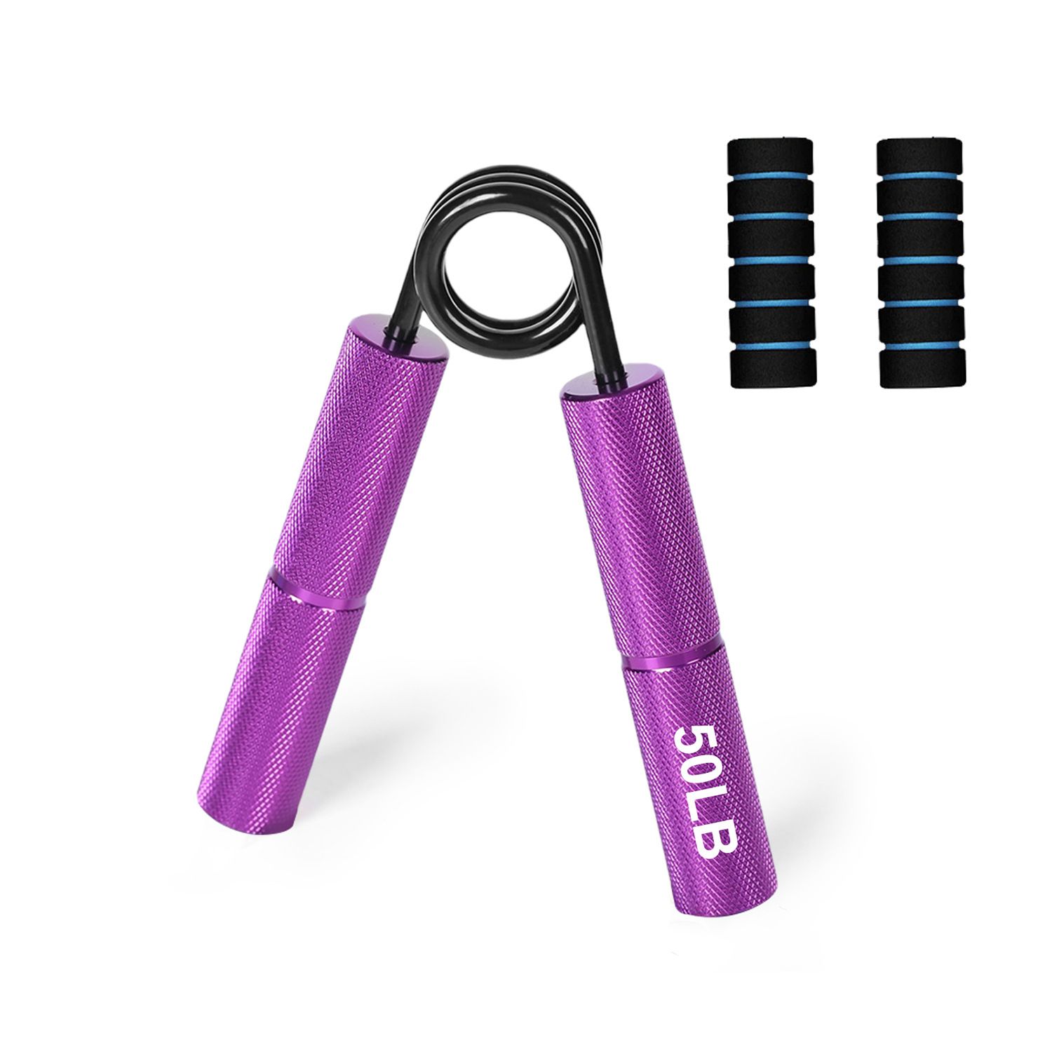 hand grip strengthener, grip strength trainer, home fitness equipment, men's arm workout, wrist strengthener, finger strength tool, spring steel grip
