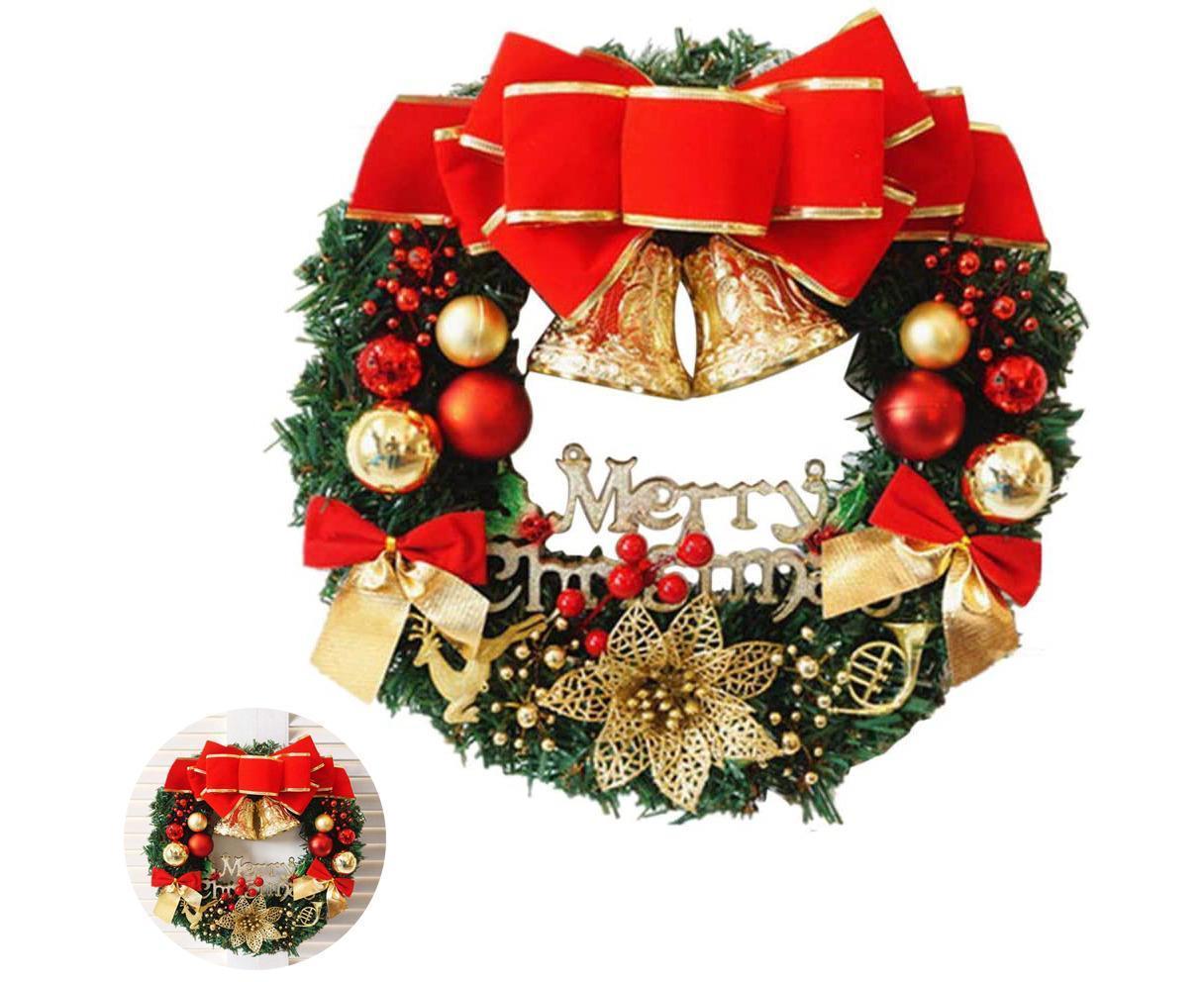 Creative Christmas Door Wreath Christmas Garland Wreaths 30cm โ image 3