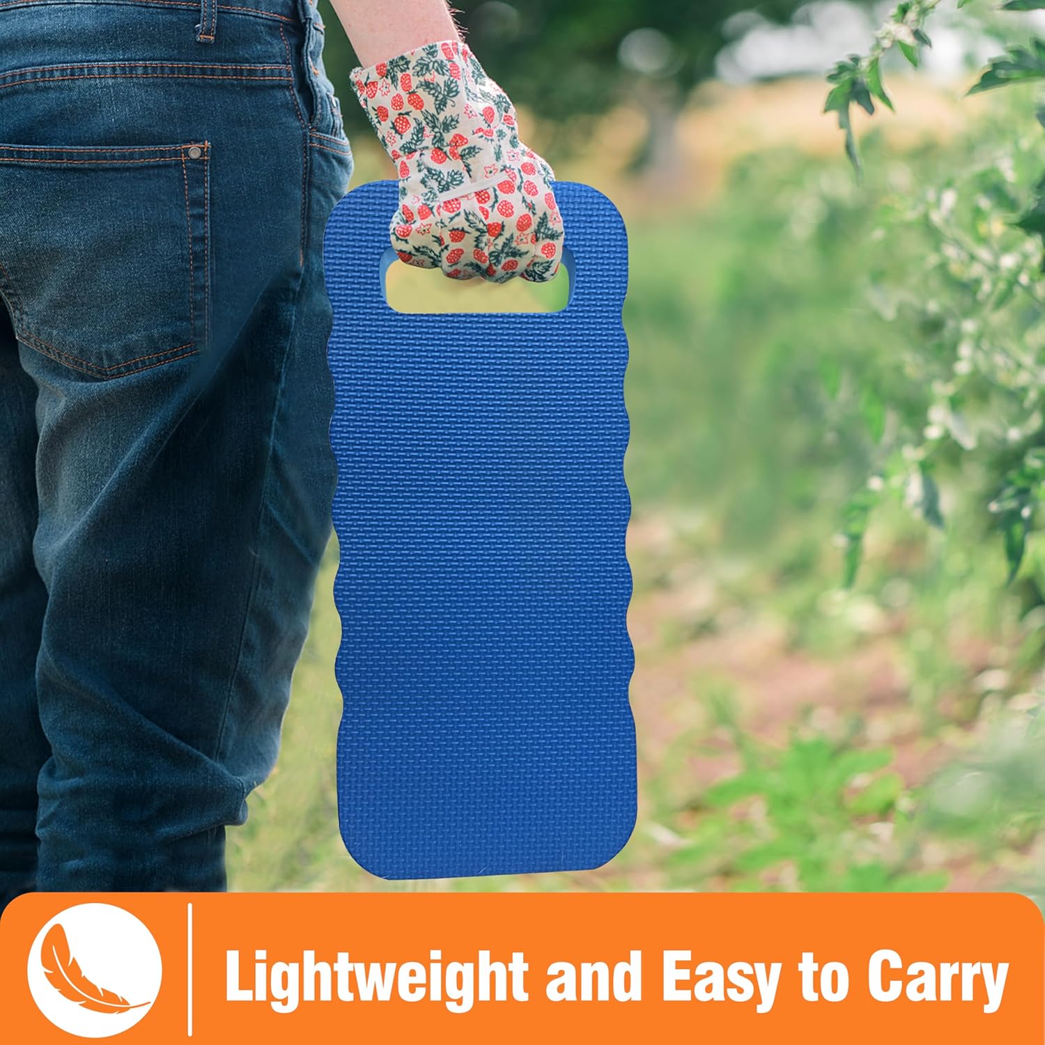 Garden Kneeling Pad - for Gardening, Baby Bath, Yoga, Pilates, Exercise, Blue โ image 4