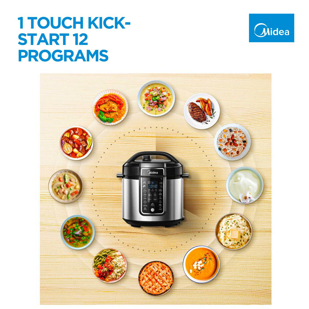 Midea 5.7L 12 Programs Pressure Cooker โ image 4