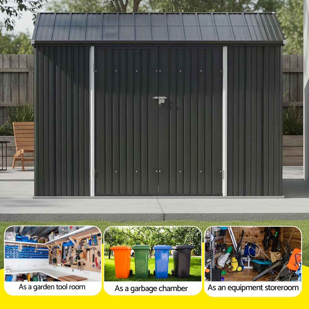 Giantz Garden Shed Galvanised Steel 3.05x1.5M Outdoor Storage Shed Workshop House Shelter โ image 5