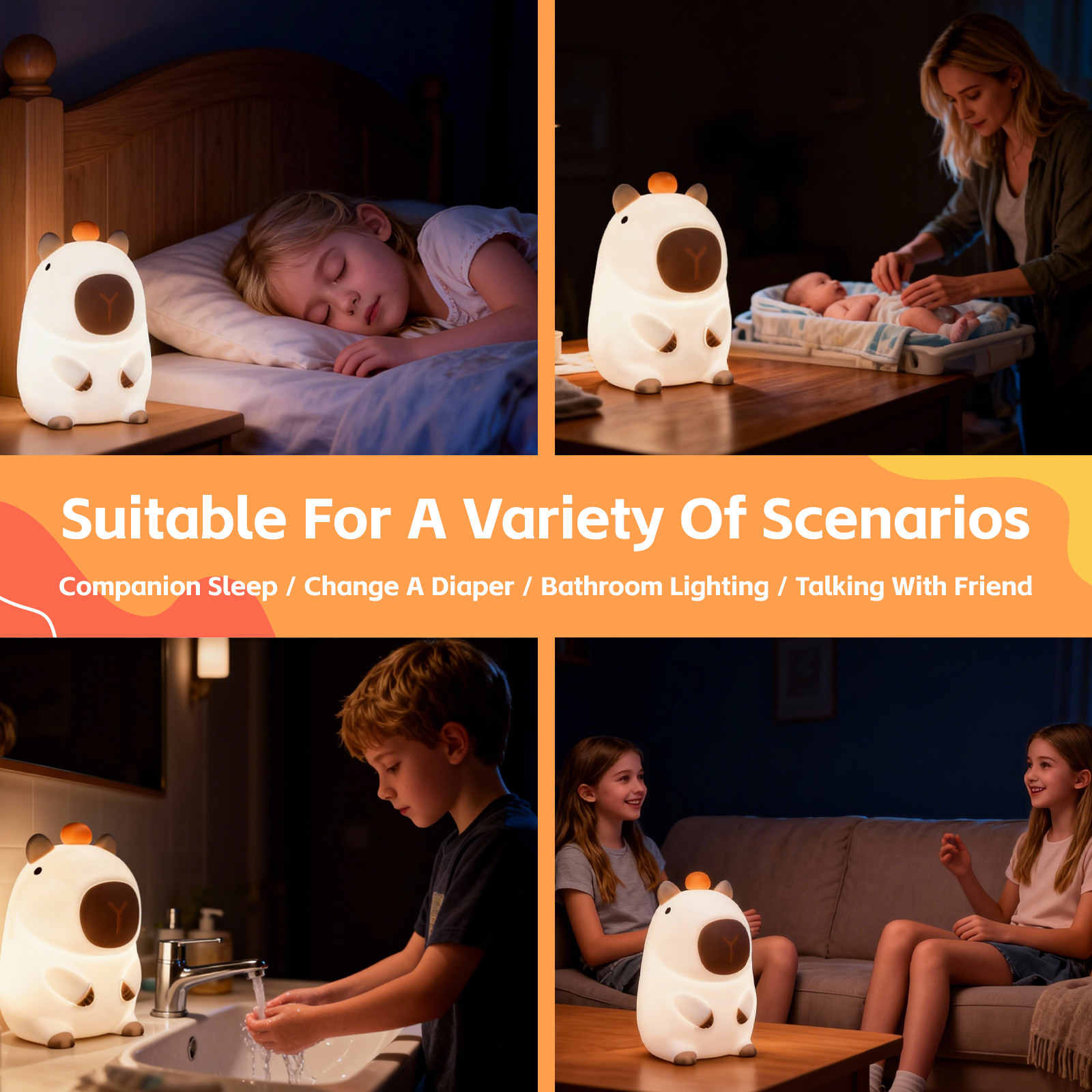 Squishy Capybara Night Light — image 5