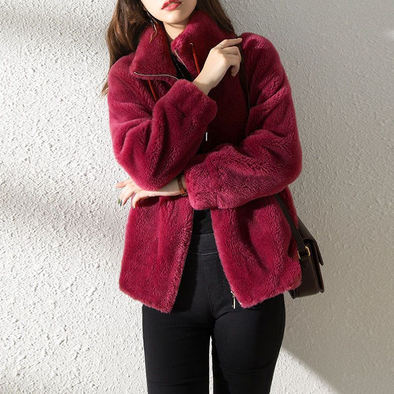 Women's Faux Fur Jacket | Trendy & Warm Coat - Brown - Size M(AU M/EU48) — image 6