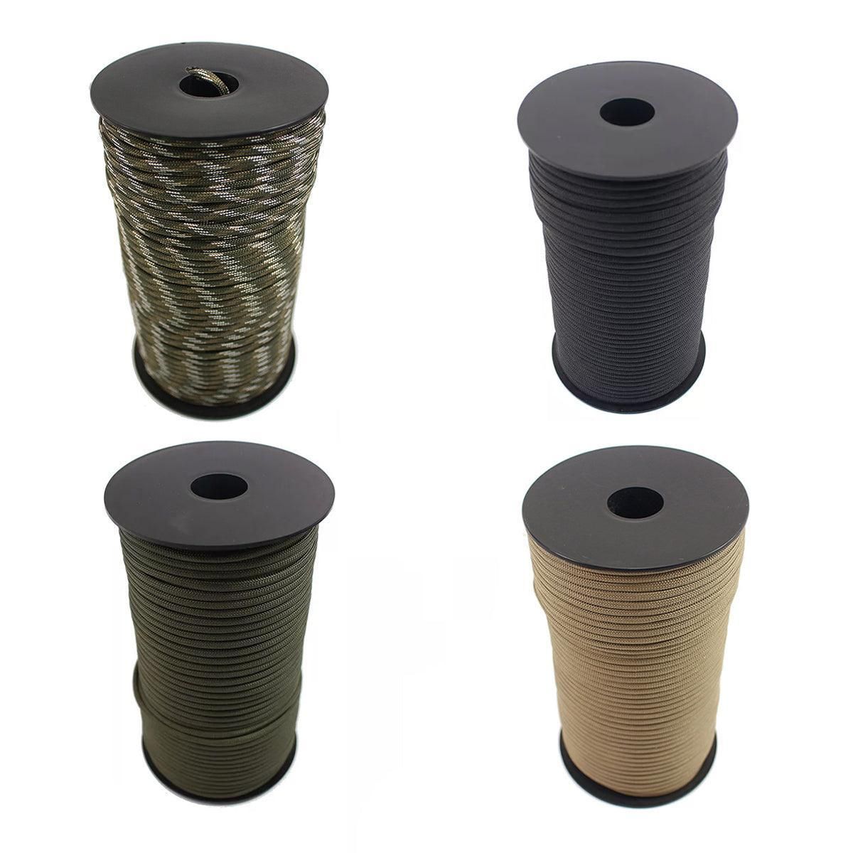 9 Strand Core Rope-100M 550 Paracord Parachute Cord Lanyard Mil Spec Type Iii - Khaki — image 3