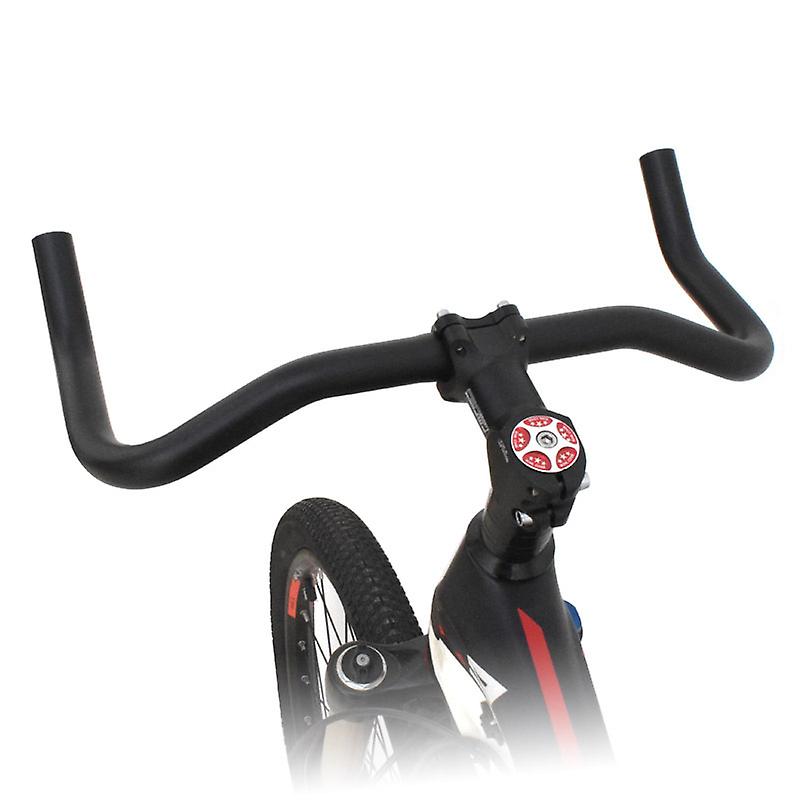 Bicycle Bullhorn Handlebar Aluminum Alloy 25.4mm 390mm Bicycle Handlebar For Fixed Gear Bicycle Road Bike — image 3
