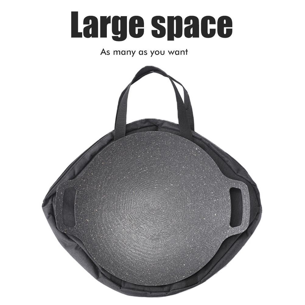 Outdoor Grill Pan Storage Bag Grilling Pan Zippered Pouch Bag for Steaks Grilled Pan Outdoor Camping Picnic Cookware Storage Bag โ image 5