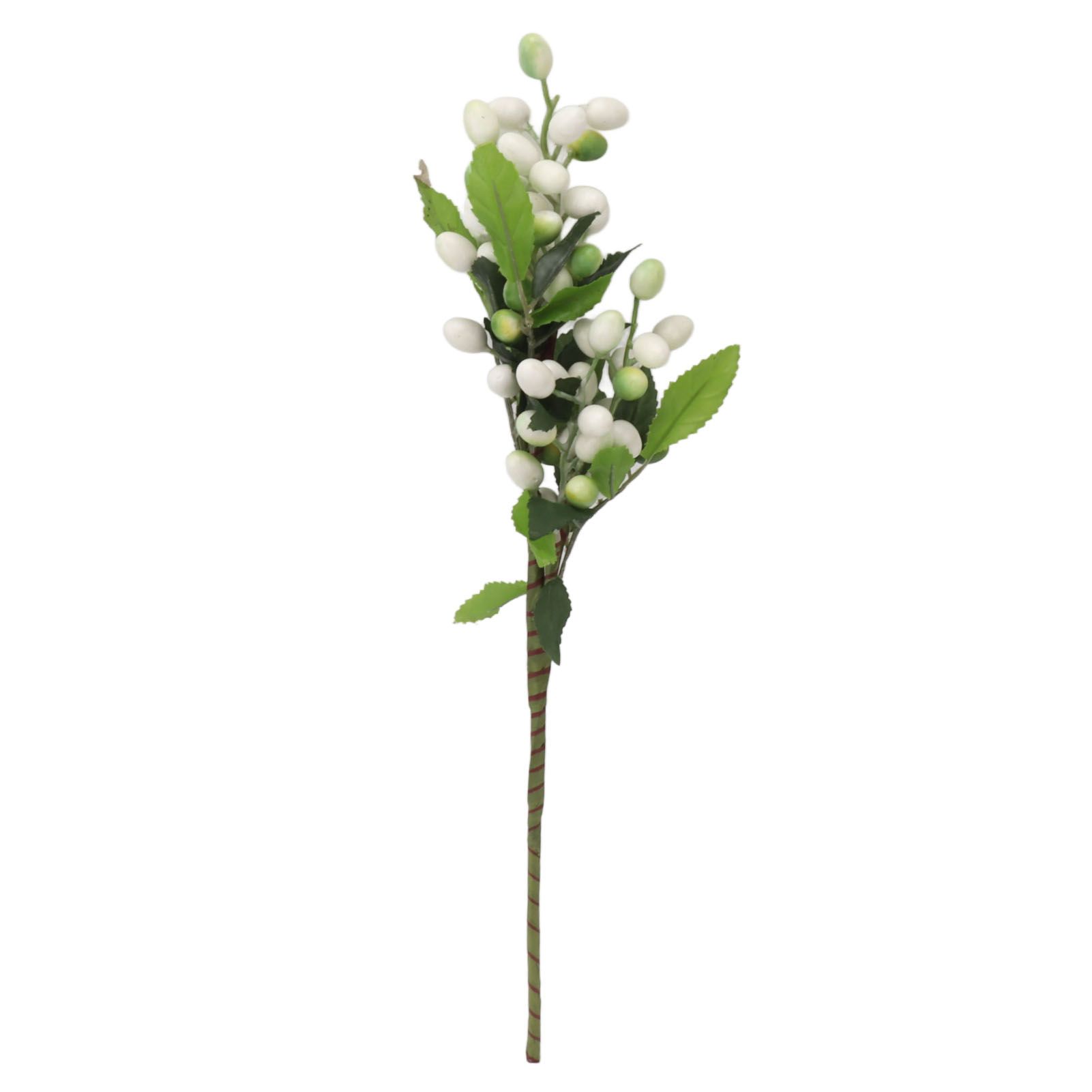 5PCS Artificial Berries Artificial Pip Berry Stems Decoration for Living Room Office White — image 6