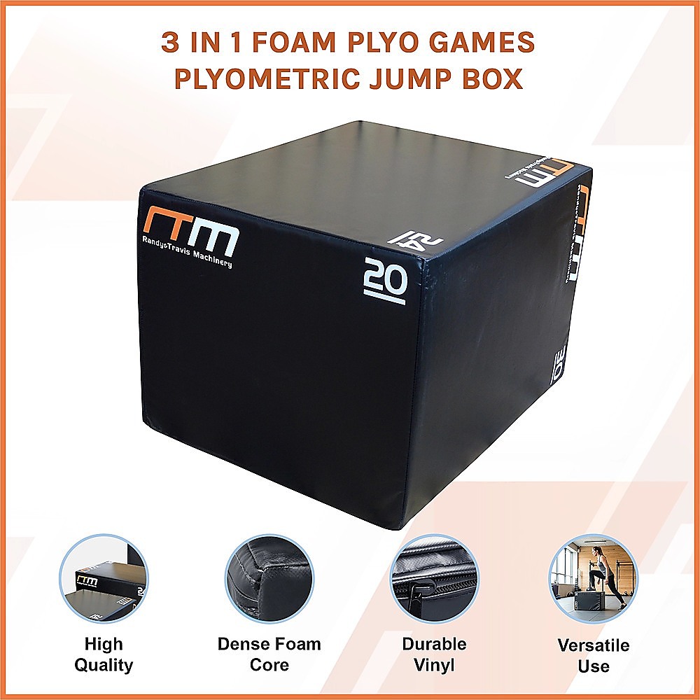 3 IN 1 Foam Plyo Games Plyometric Jump Box โ image 3