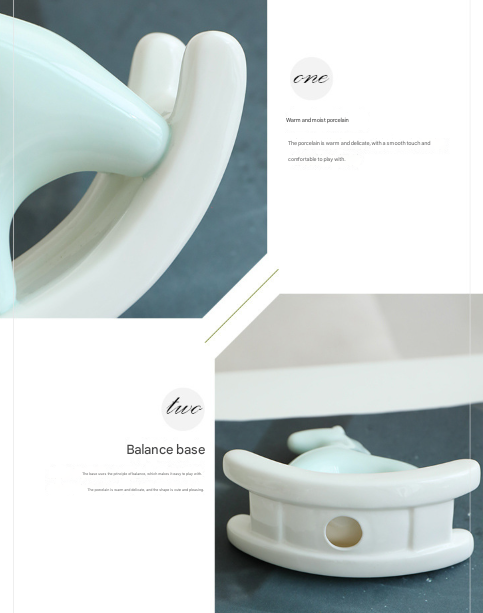 Pink Modern Ceramic Rocking Horse Ornament - Cute Porcelain Figurine for Desk & Shelf Decor โ image 5