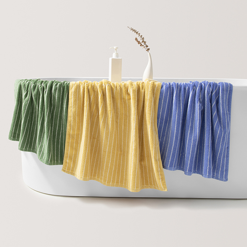 Blue Soft and Absorbent Cotton Towel Set | 3-Piece Luxury Bath Towels - Ideal for Adults, Face & Bath Towels โ image 5