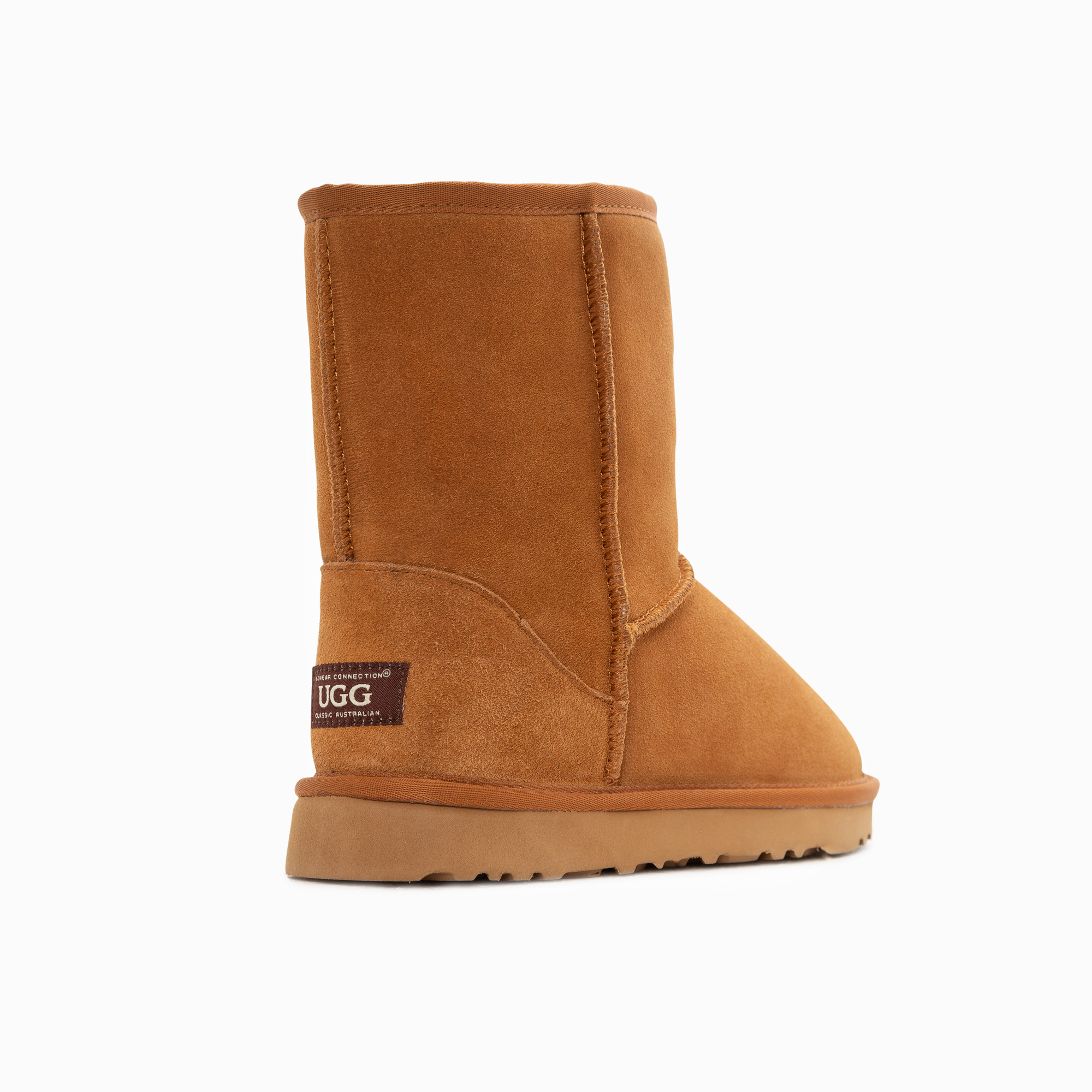 Ugg Boots Genuine Australian Sheepskin Unisex Short Classic Suede (Chestnut, EU40) — image 2