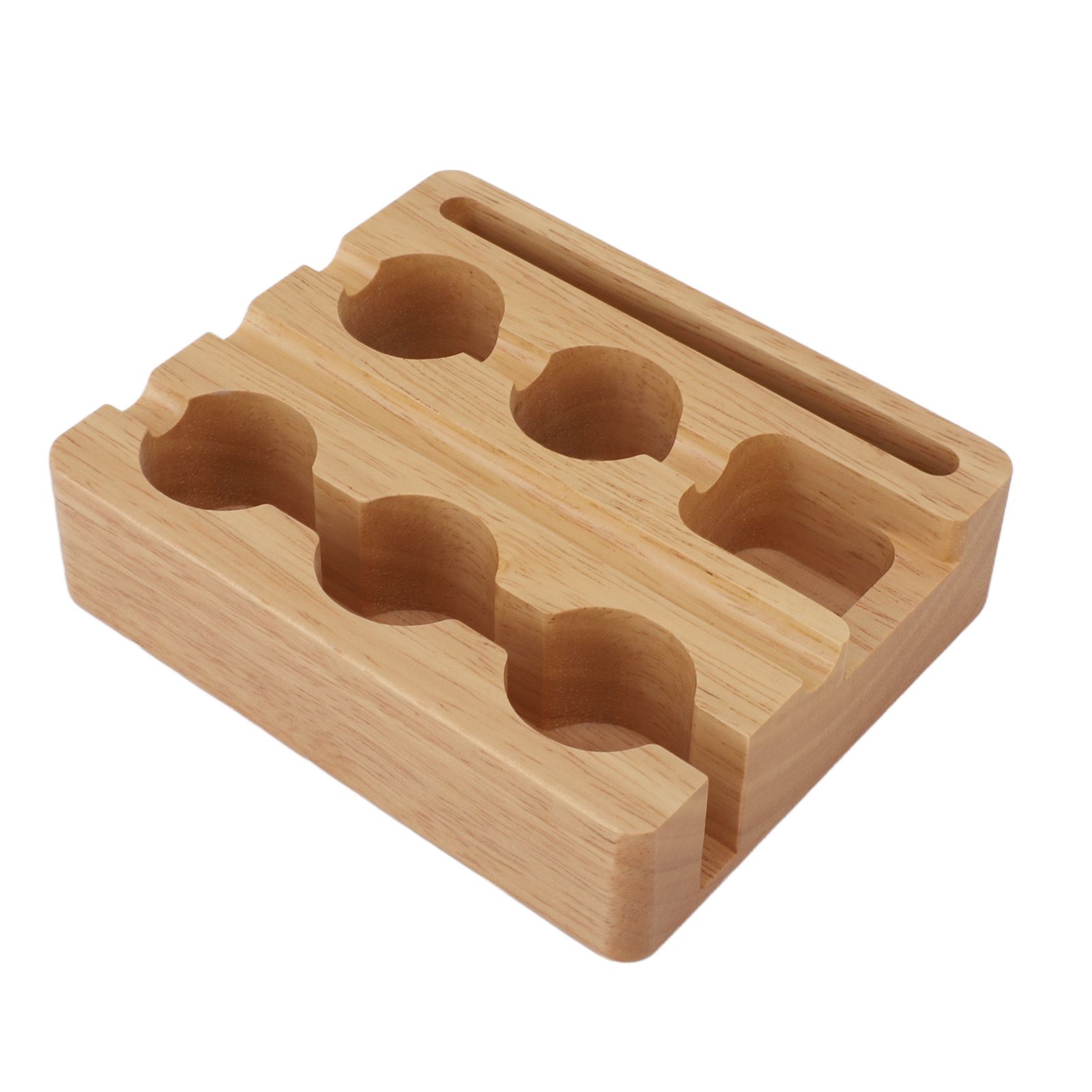 Reusable Coffee Capsule Refill Kit 60PCS 37mm Aluminum Foil Seals Lid with Wooden Holder Brush Spoon for Nespresso Original Coffee Pods — image 2