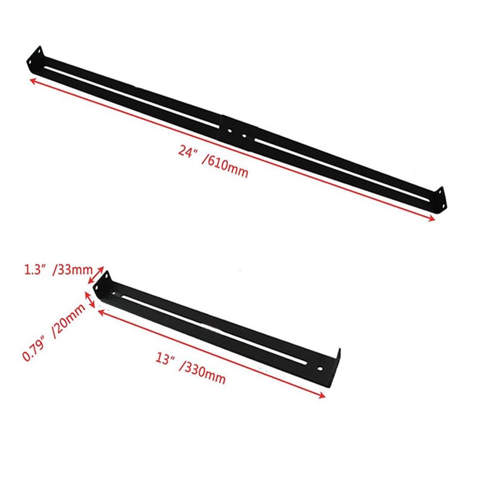 Drawer Repair Kit, Furniture Repair Accessories Brackets Middle Mount to Reinforce and Repair Broken Wooden/Chipboard/ Drawers Cabinet - Heavy Duty Steel — image 5