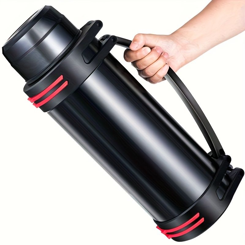 1pc Large Capacity Stainless Steel Insulated Water Bottle - Portable, Reusable Thermal Flask for Hot and Cold Beverages, Hand Wash Only, Multipurpose Outdoor — image 2