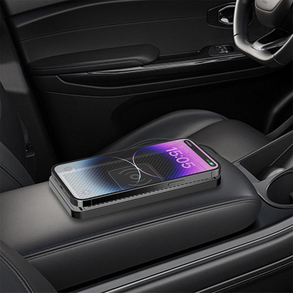 Universal Car Wireless Fast Charger Mat Non-Slip Charging Pad for Devices with Wireless Charging Function Type-C Style — image 5