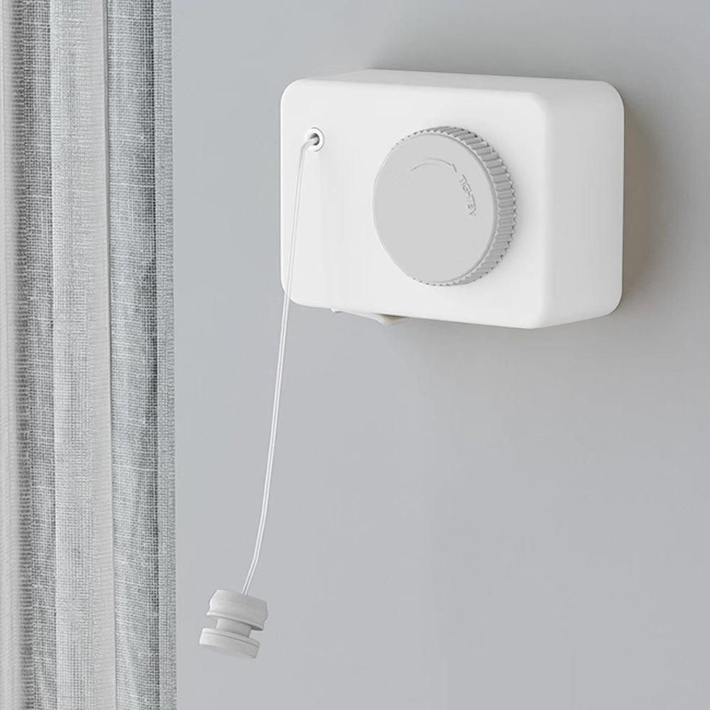 Retractable Clothes Line Wall Mounted Laundry Line for Indoor Balcony White — image 4