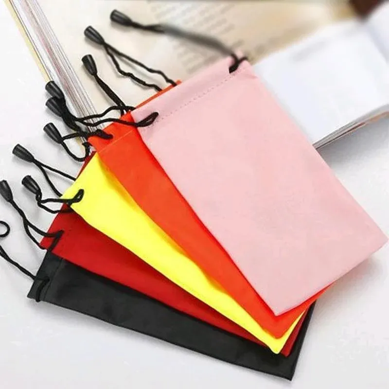 5PCS Cleaning Clothes Sunglasses Pouch Glasses Case Soft Eyeglasses Bag Random - 20PCS โ image 5
