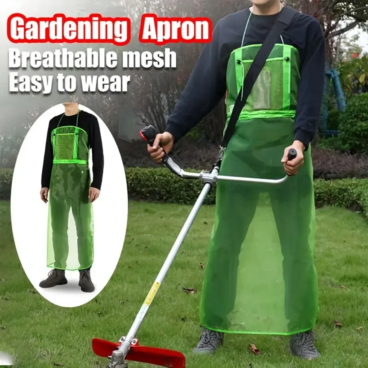 Lawn Mowing Logging Protective Apron Anti-Cut Anti-Splash Waterproof Durable โ image 6
