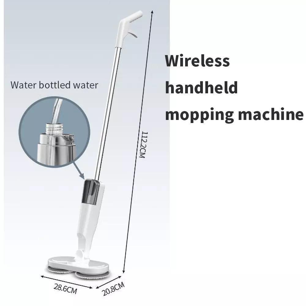 Cordless Electric spin 6Mops Cleaner 5In1 Floor Polisher Sweeper Washer Scrubber — image 6